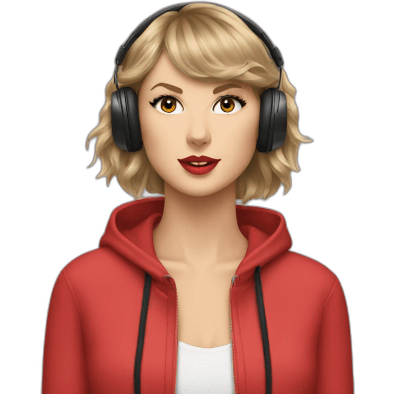 taylor swift listening spotify emoji