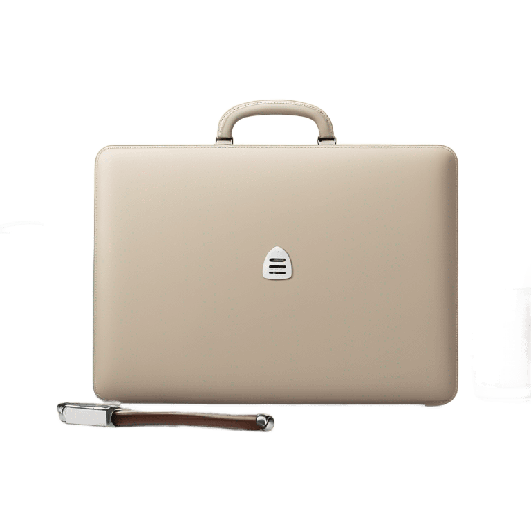 laptop and briefcase next to it emoji