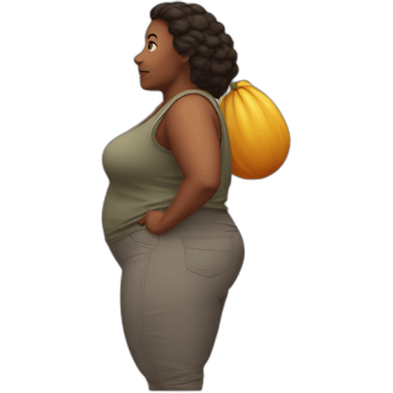 Big ass woman emoji