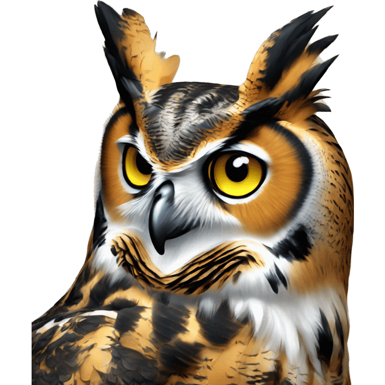 Great horned owl  emoji