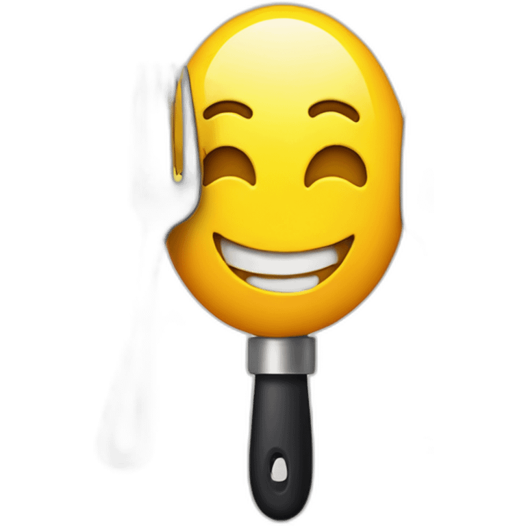 Knife smiling with a fork emoji