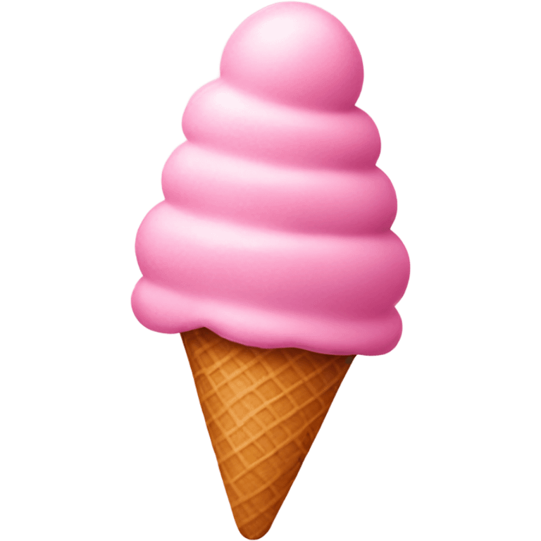 Pink icecream  emoji