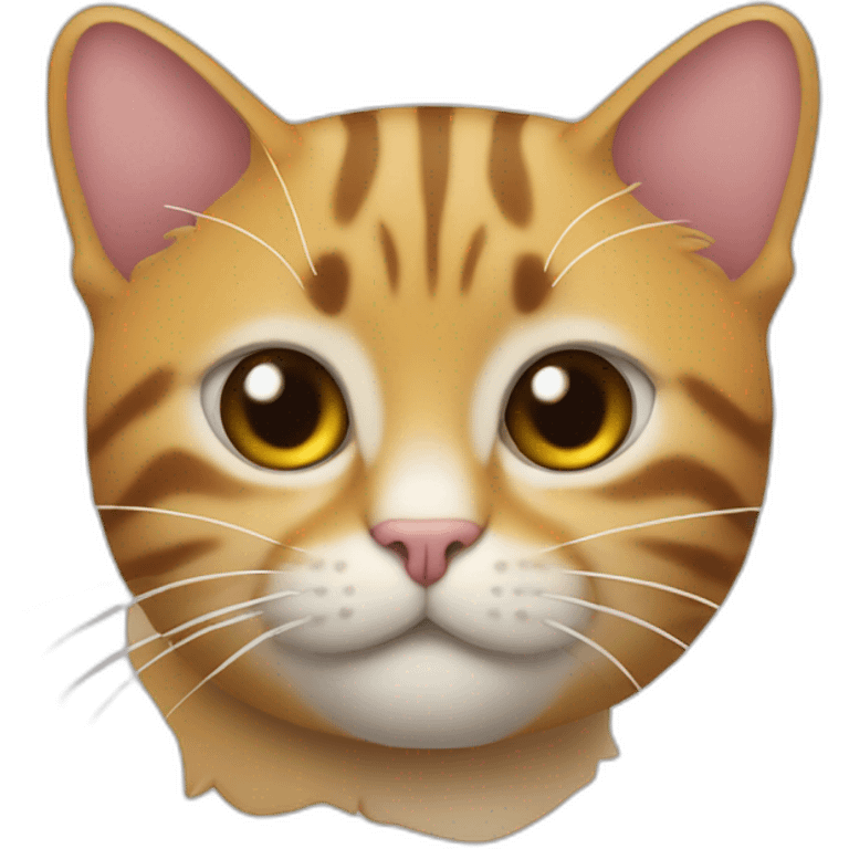 Tibo in shape avec un chat dans ses bras emoji