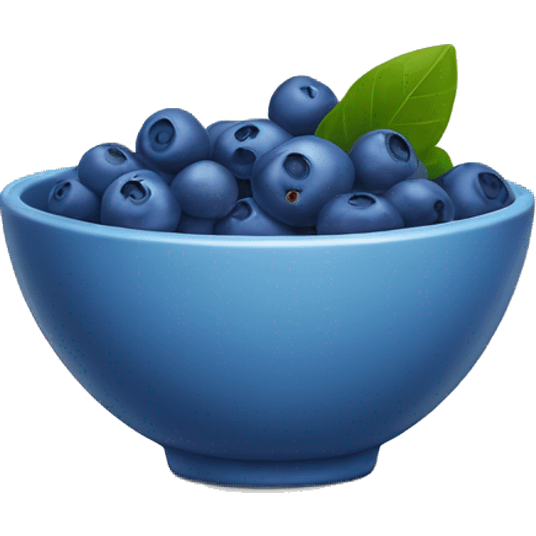 Blueberry in a bowl emoji