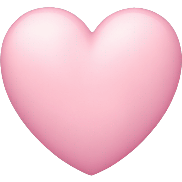 pastel pink heart emoji