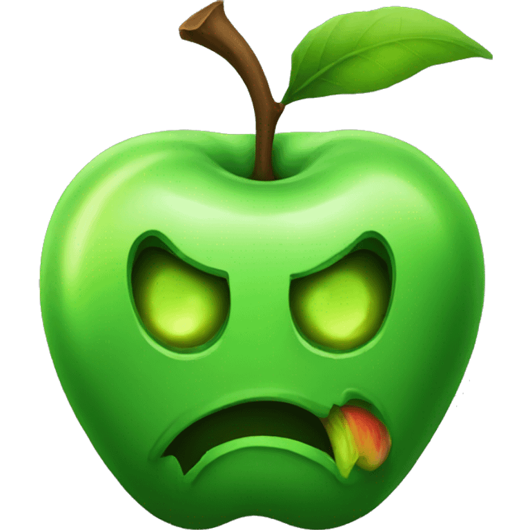  Toxic Apple  emoji