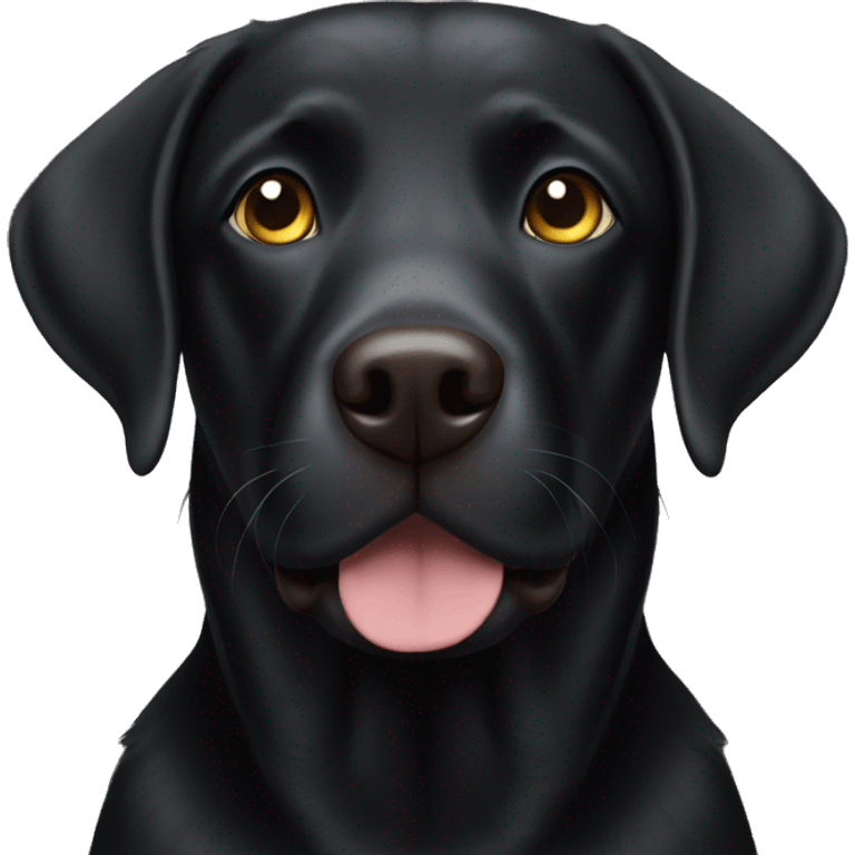 Black Labrador  emoji