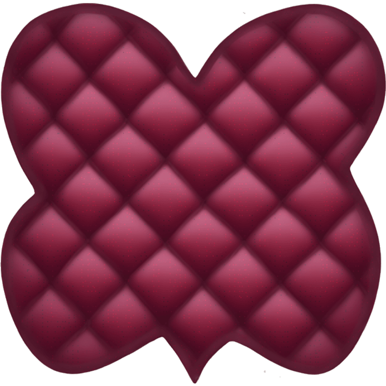 burgundy heart emoji