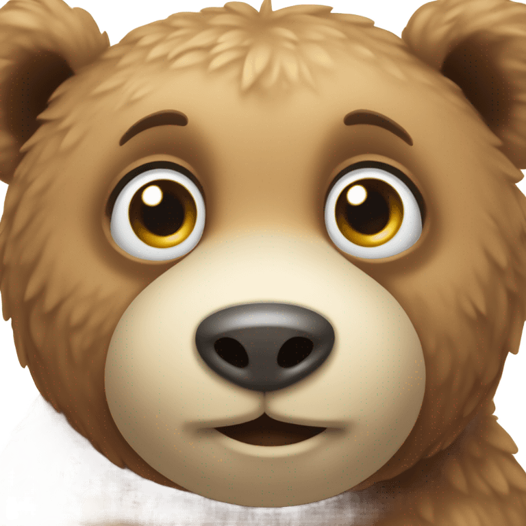 Cute bear  emoji