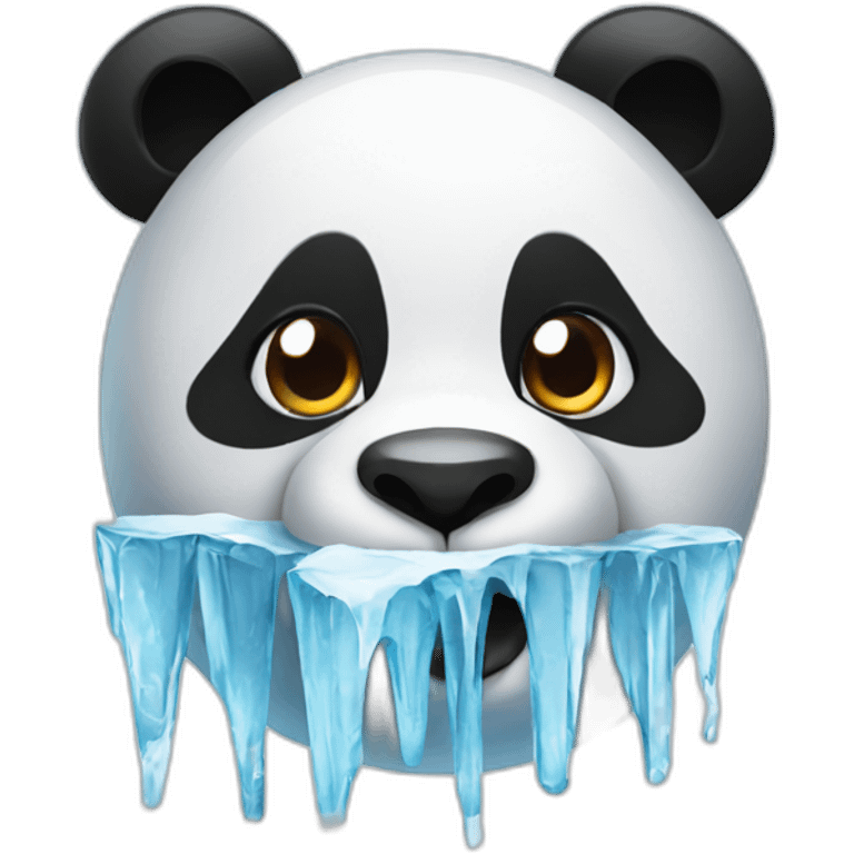 Panda ice emoji