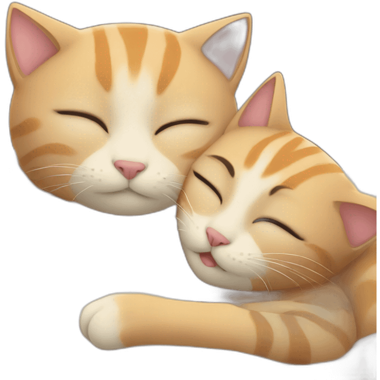 cat cuddle emoji