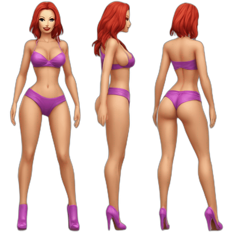 Bianca Beauchamp hyperréalisme full body emoji