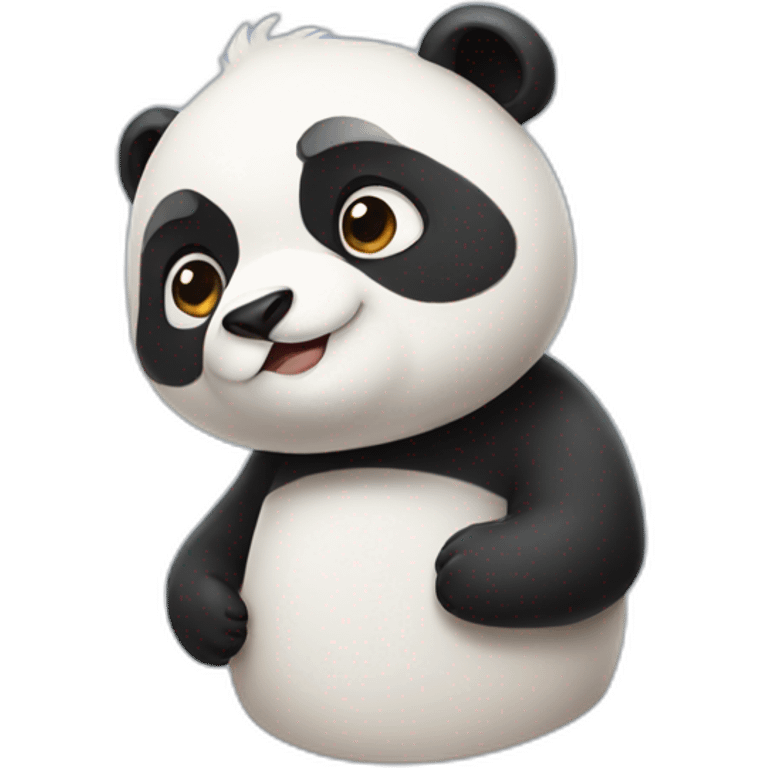 Panda roux queue emoji