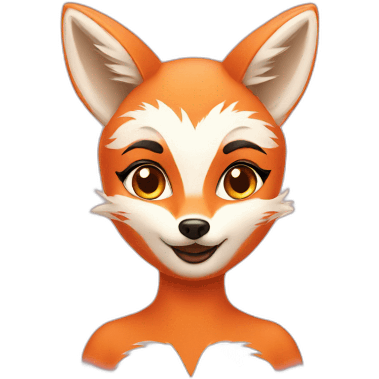 girly fox emoji