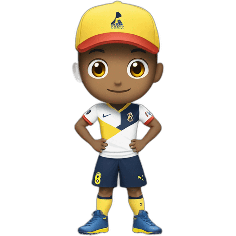 Mbappé sur pikachu emoji