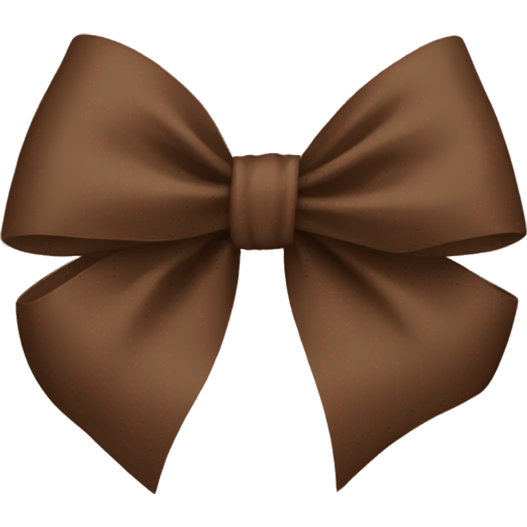 Brown bow emoji