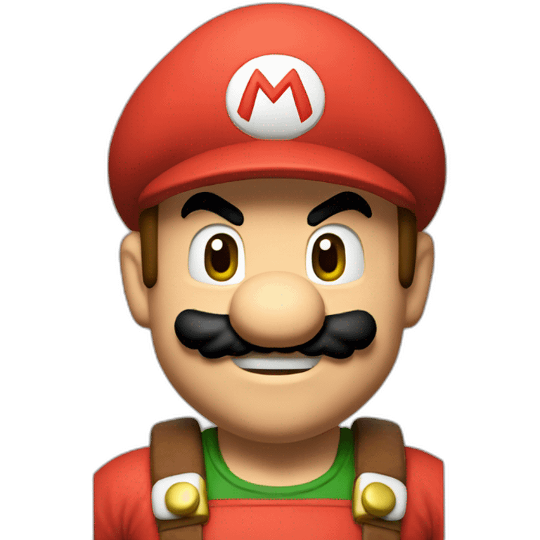 Strong super Mario emoji