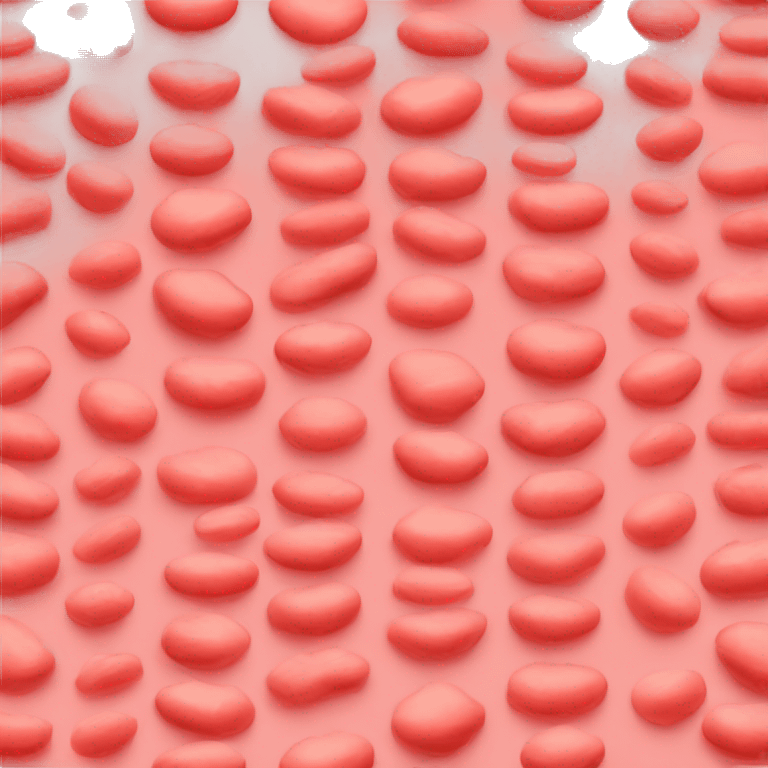 Kisses pink coral color emoji