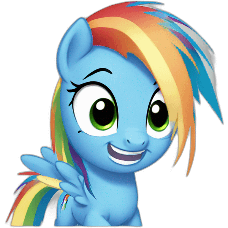 Rainbow Dash emoji