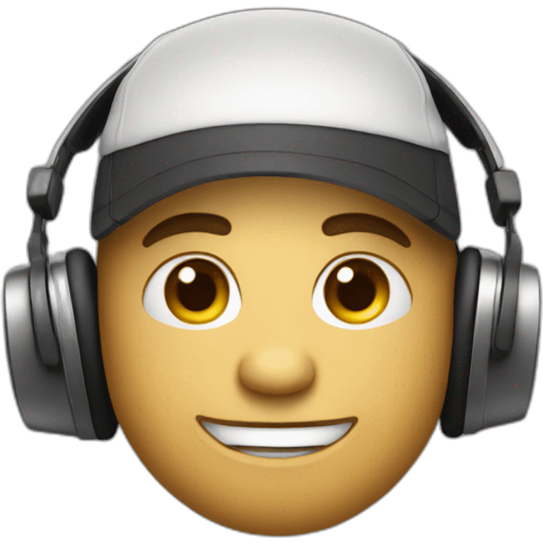 funny face dj guy emoji