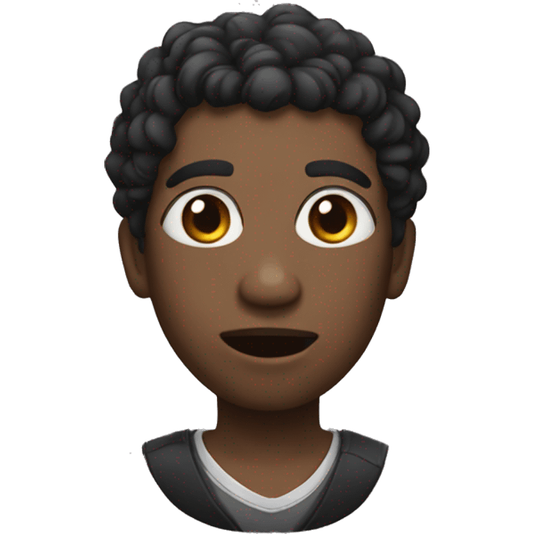 Black hai emoji