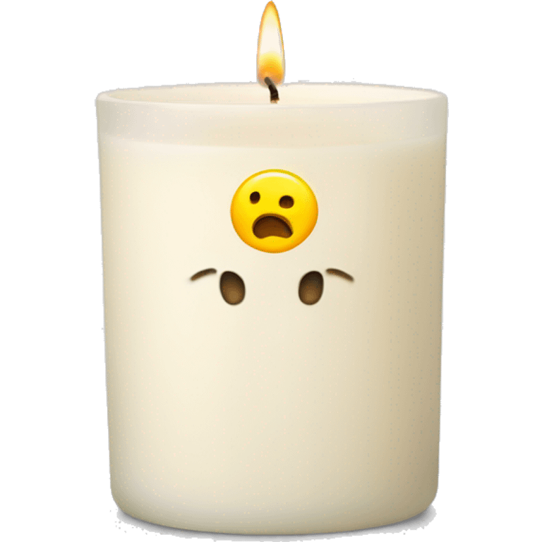 3 wick candle  emoji