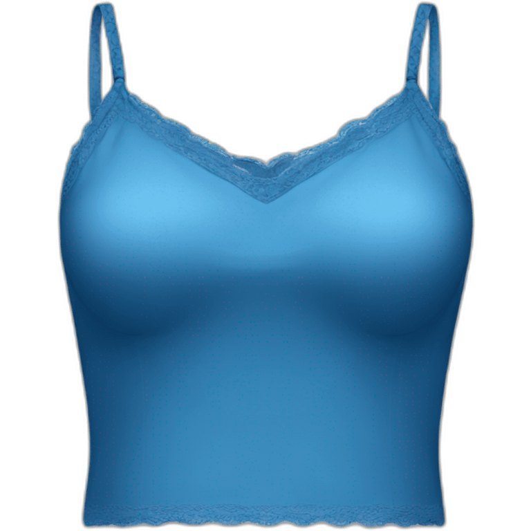 blue camisole emoji