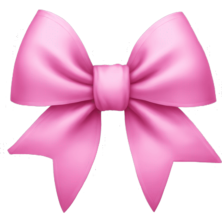 Pink cute coquette bow emoji