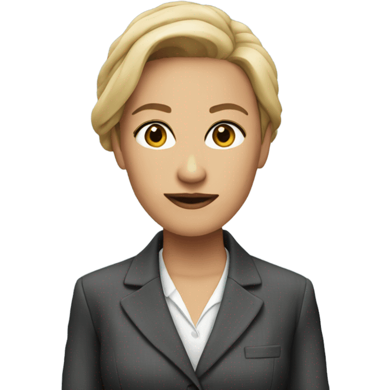 pam from tbe office in a suit emoji