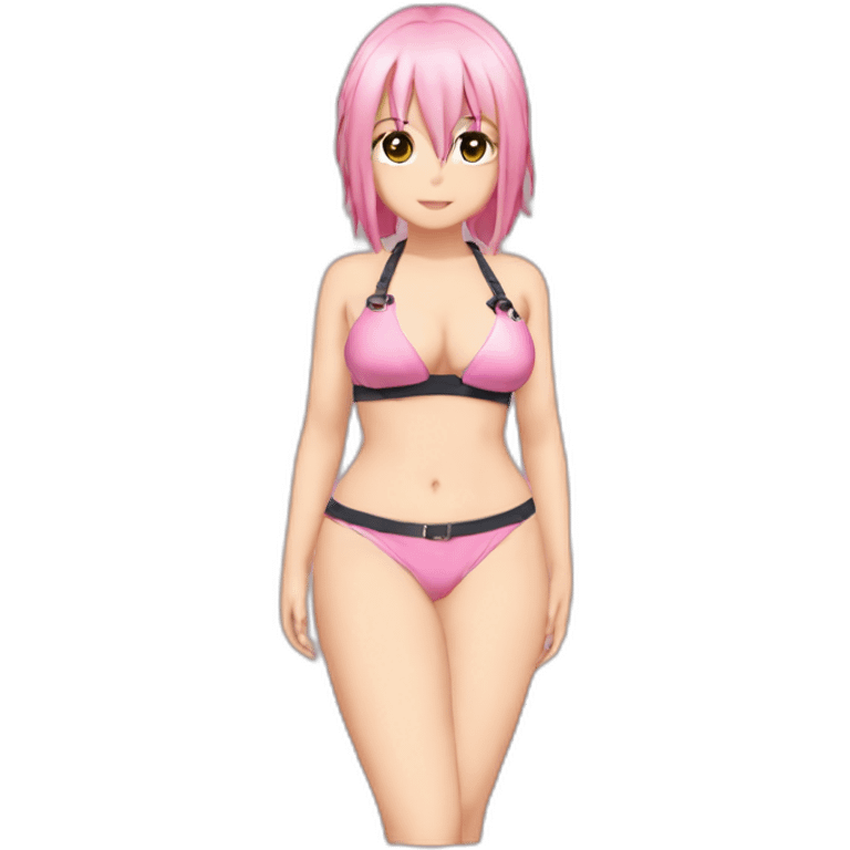 sakura haruno full body pawg micro bikini back focus k emoji