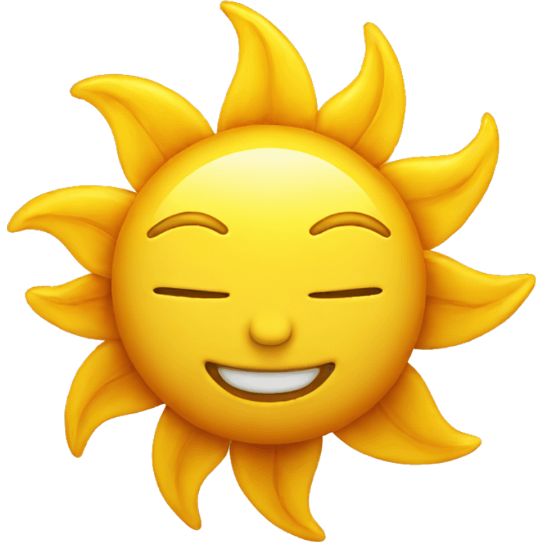 Sun smili emoji