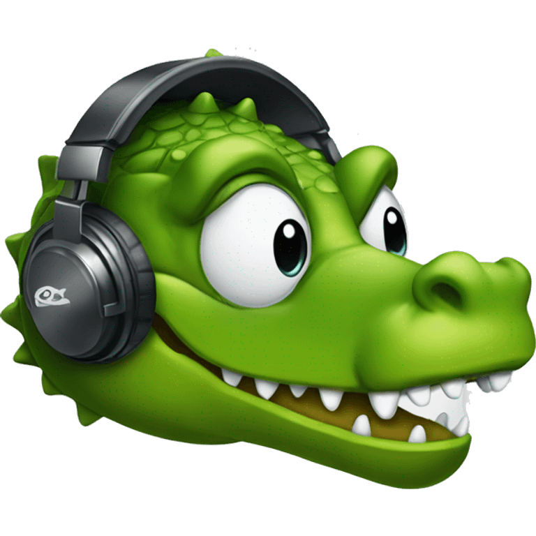 aligator dj emoji