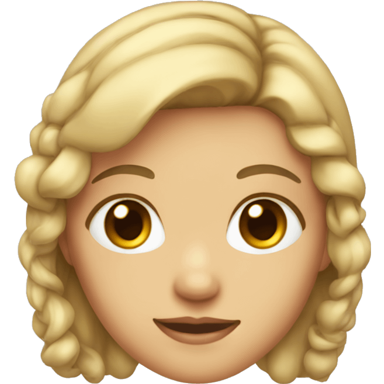 A girl with bow in the head emoji