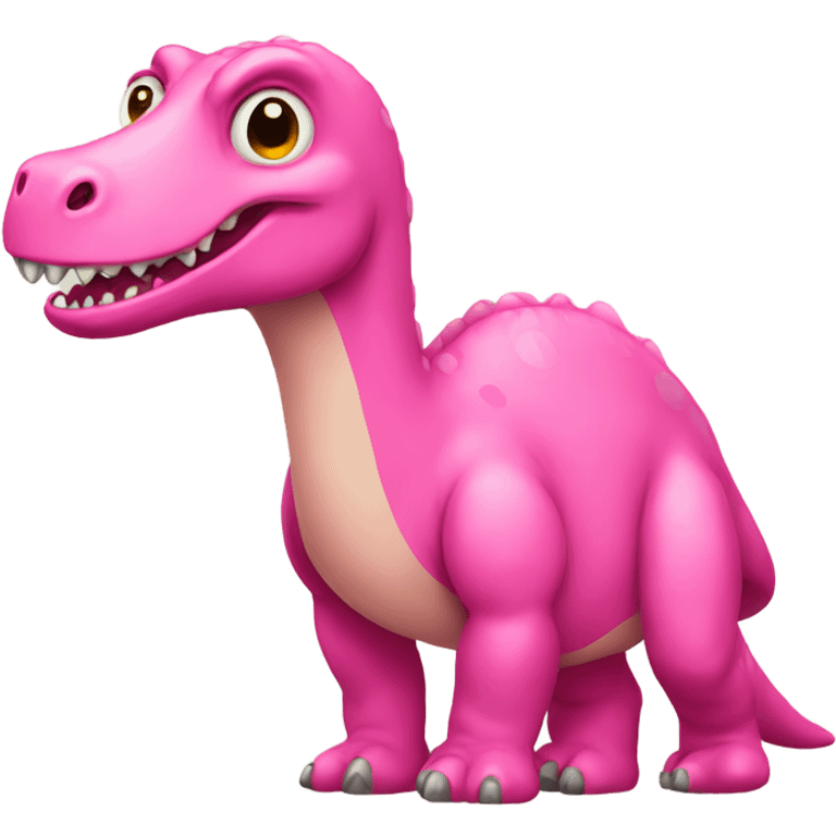 Pink dinosaur emoji