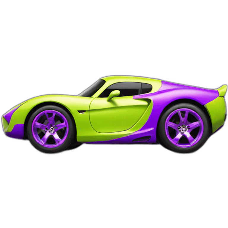 lemon-green-and-purple-neon-Lighting mcqueen emoji