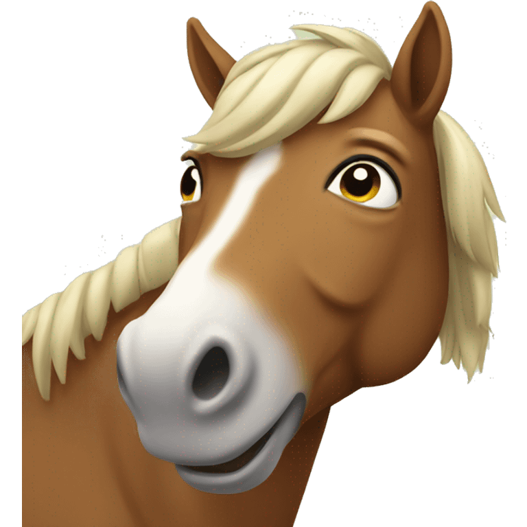 happy horse emoji