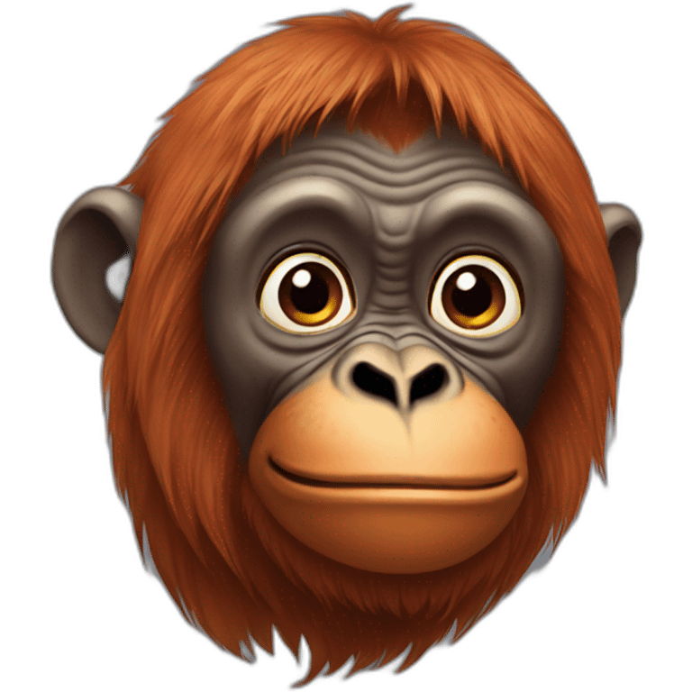 Indian orangutan emoji