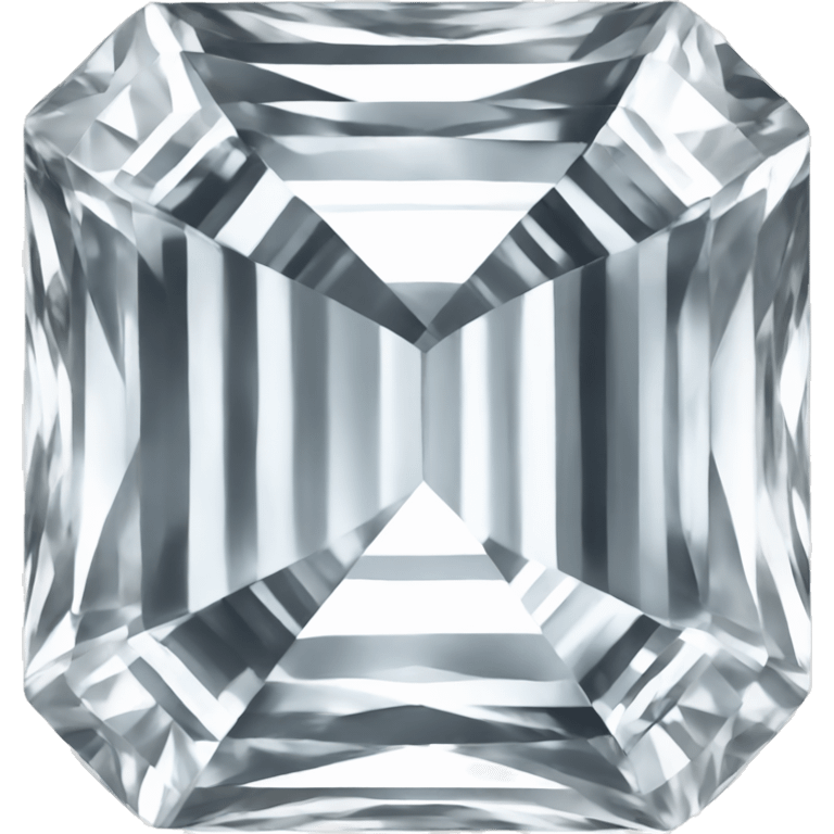 Emerald cut diamond ring  emoji