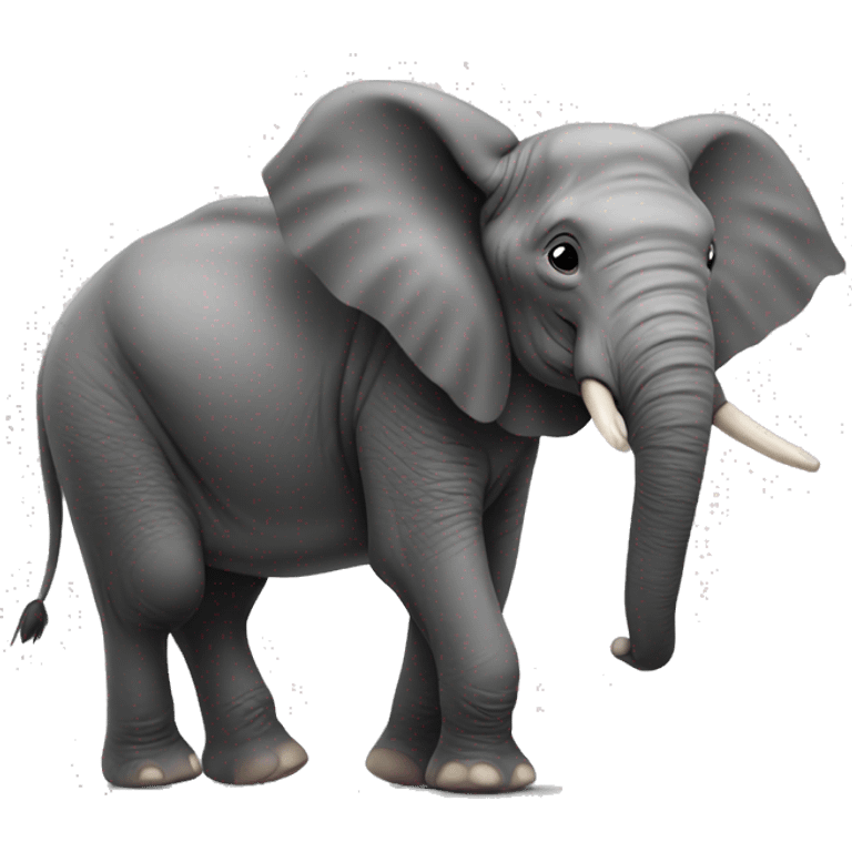 elefant with big butt emoji