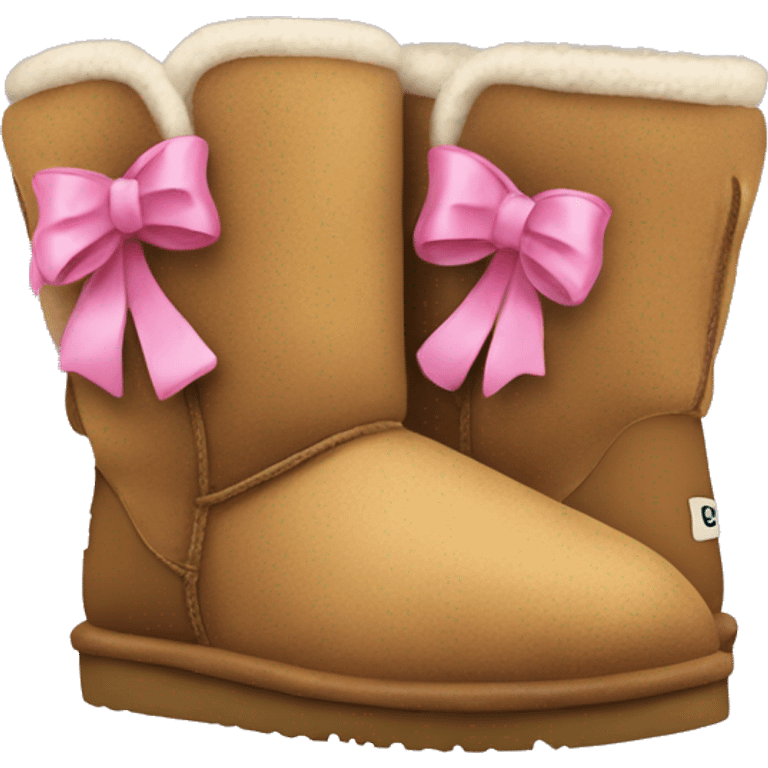 Uggs with bows emoji