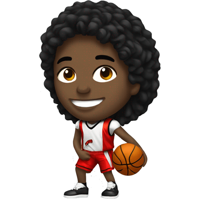 Michael Jackson playing basketball  emoji