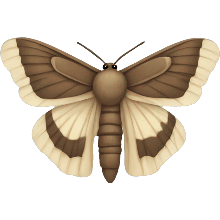 Moth with stakeboard emoji