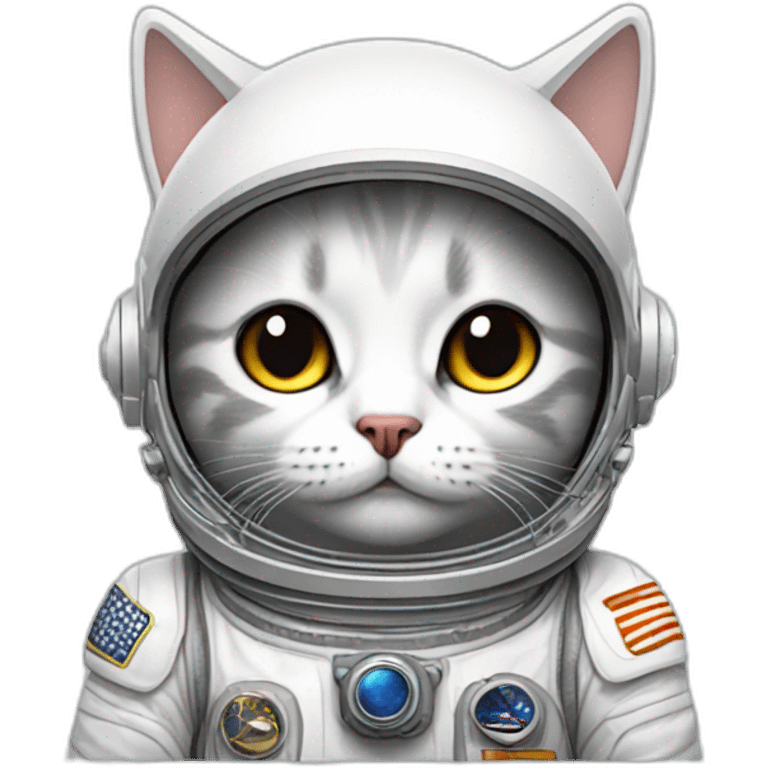 Gato astronauta emoji