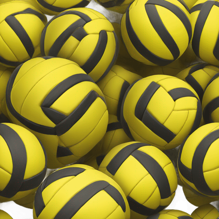 yellow volleyball emoji