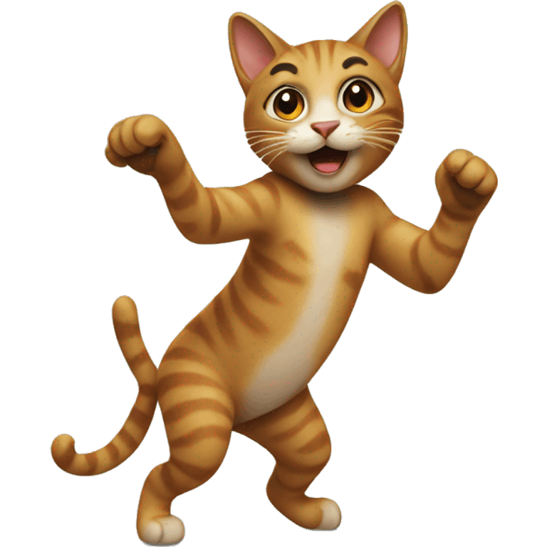 A cat dancing  emoji