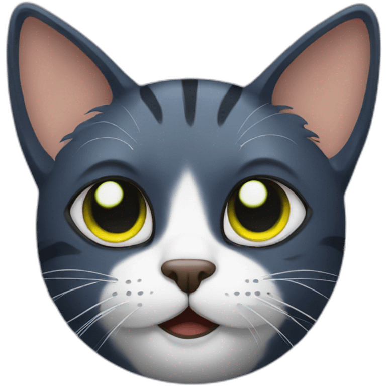 Cat with Nightvison emoji