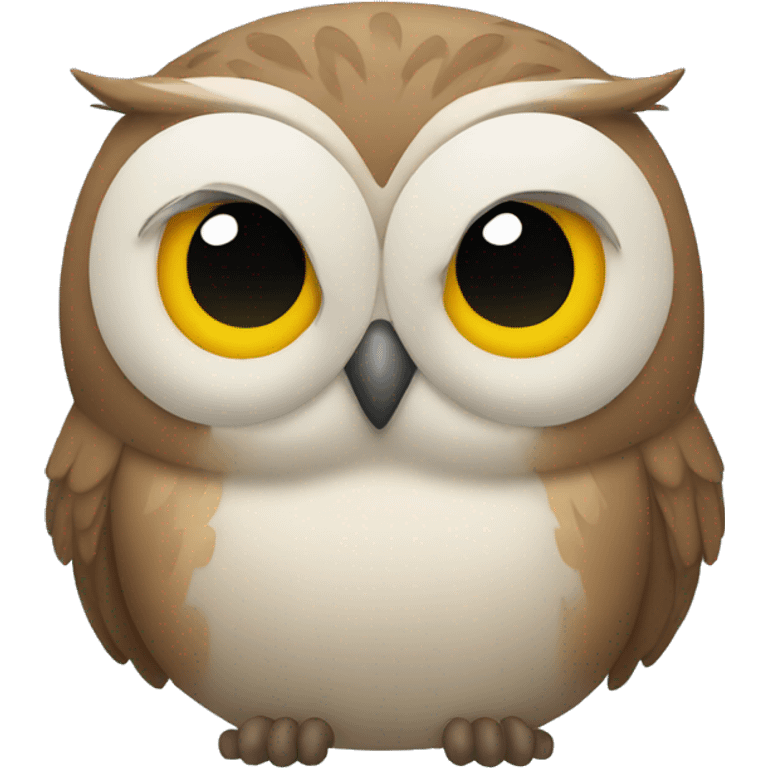 owl with closed eyes emoji