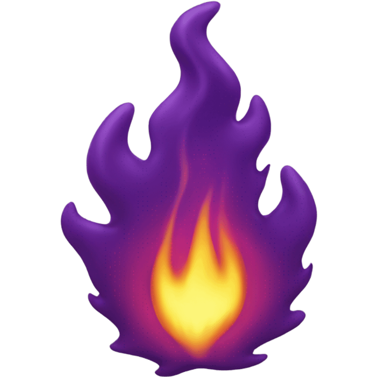 Purple fire emoji