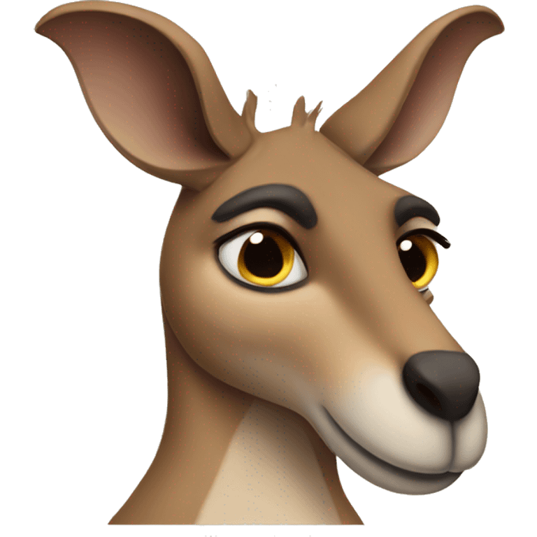 sad kangaroo emoji