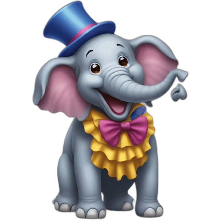 elephant clown emoji